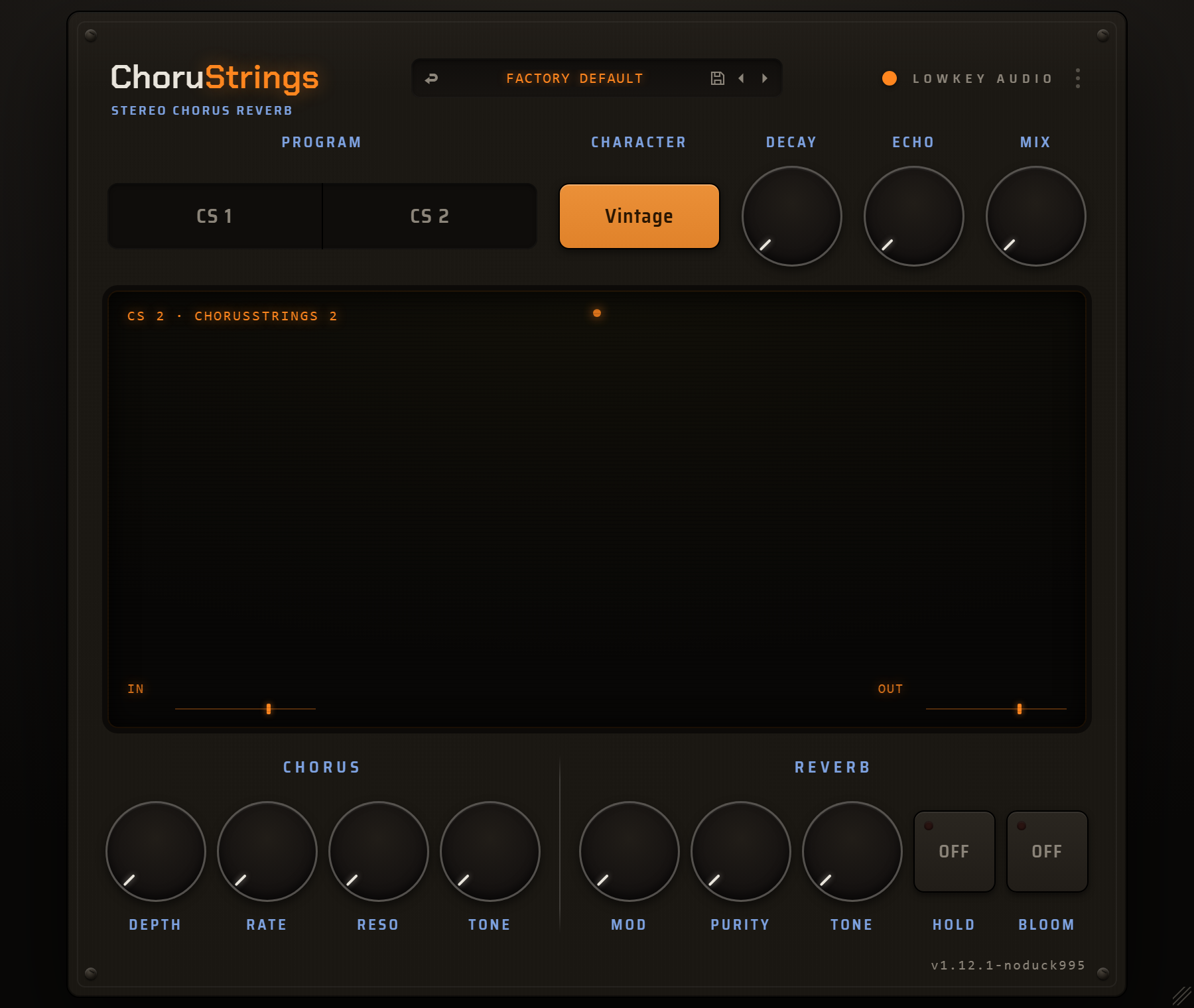 CHORUSTRINGS interface